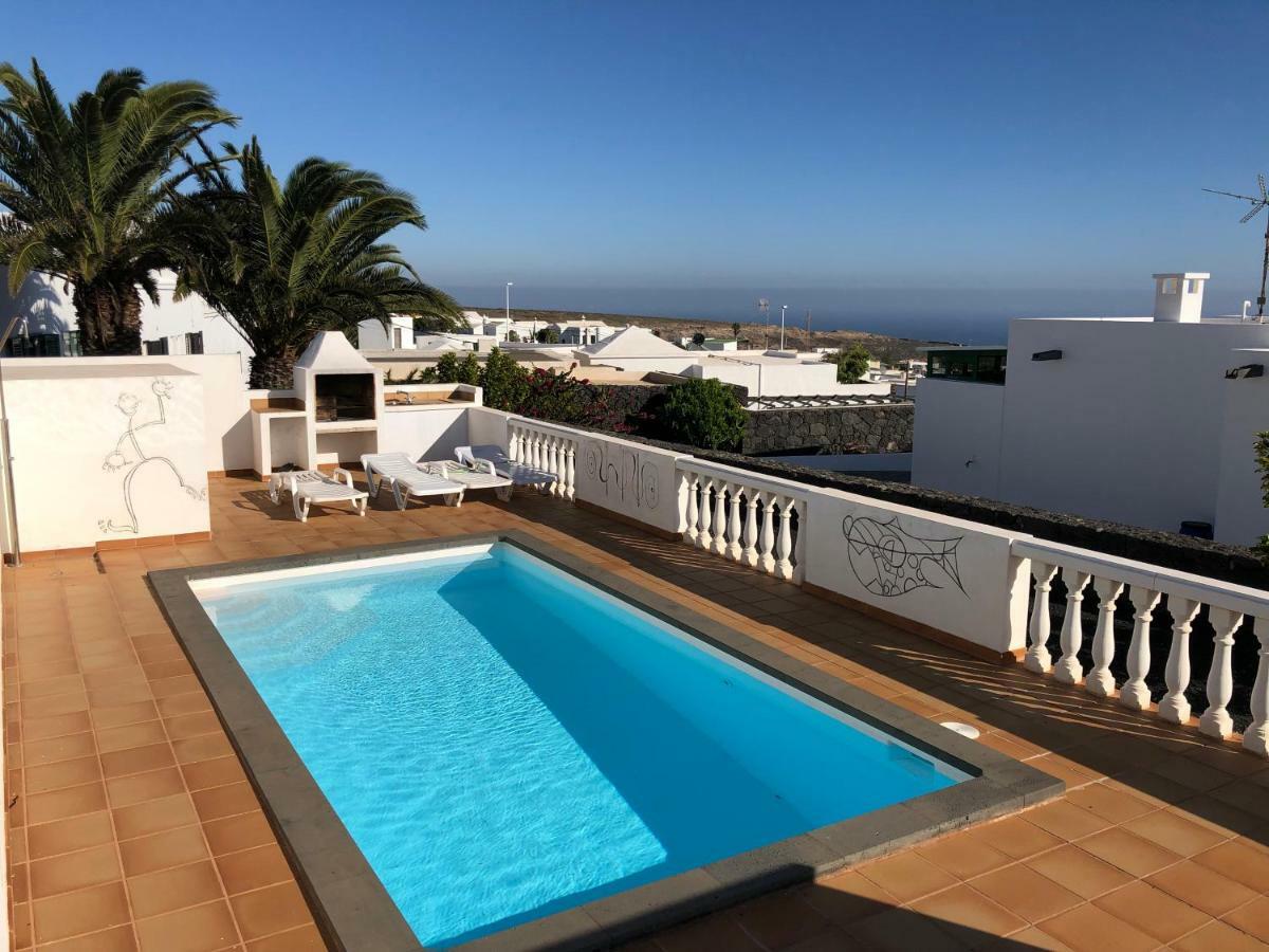 הוילה Casa Tranquila Con Vistas En La Colina De Tías מראה חיצוני תמונה